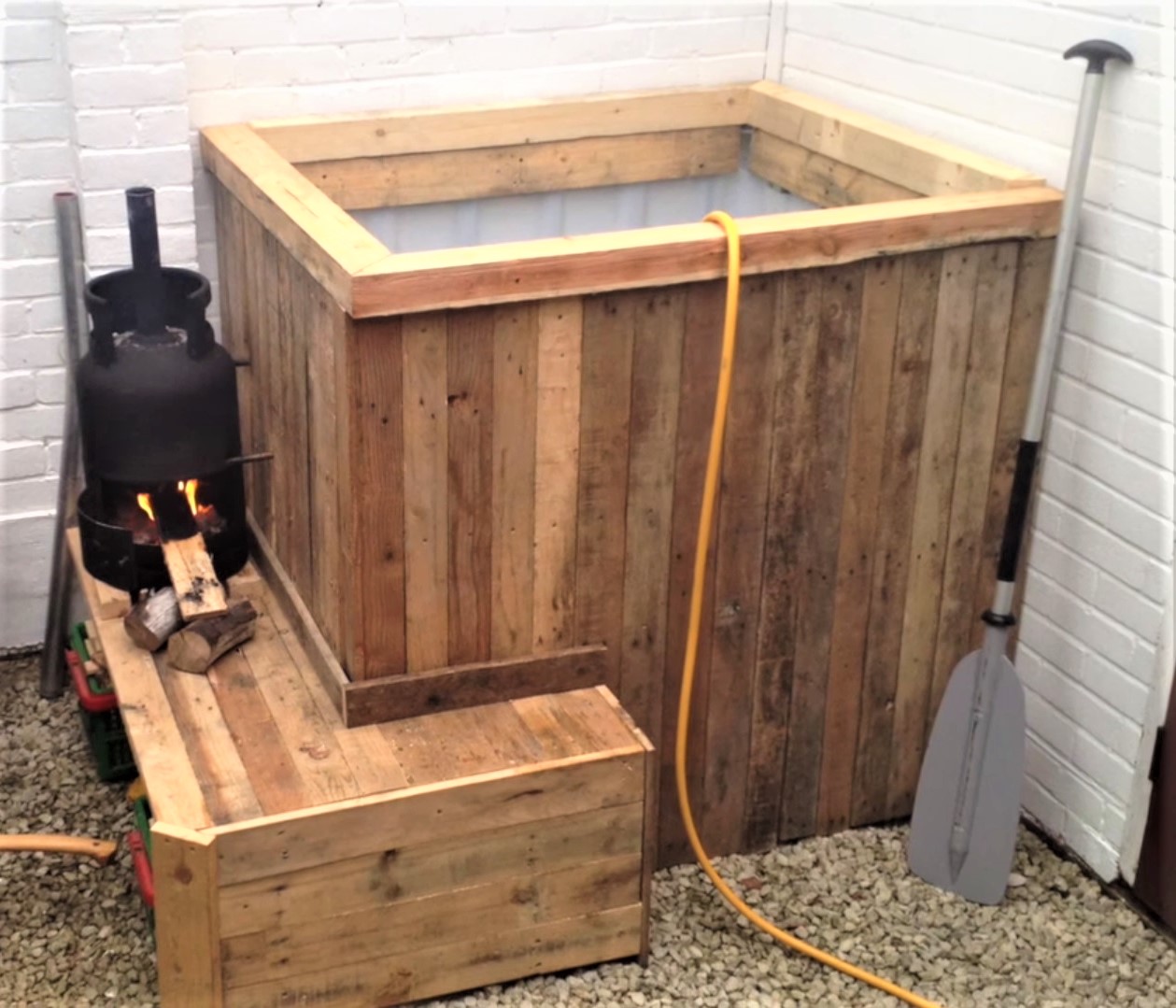 Ibc Tote Hot Tubs Diy Personal Sized Fun Or Pure Fancy