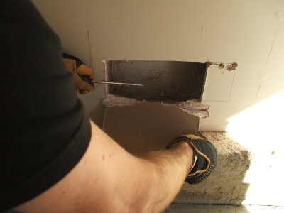 Drywall Door Hinges Downward